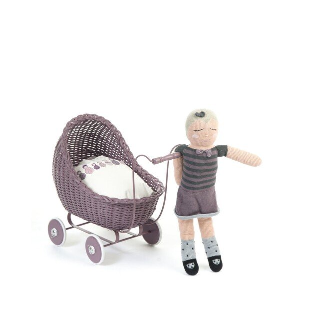 Smallstuff - Doll Stroller - Dark Rose