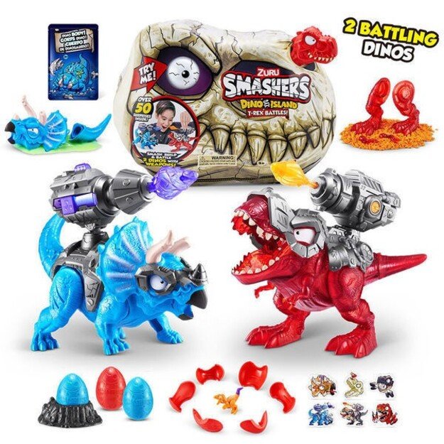 Smashers - Dino Island-Series 1 Mini T-Rex Battle Playset ( 74114 )