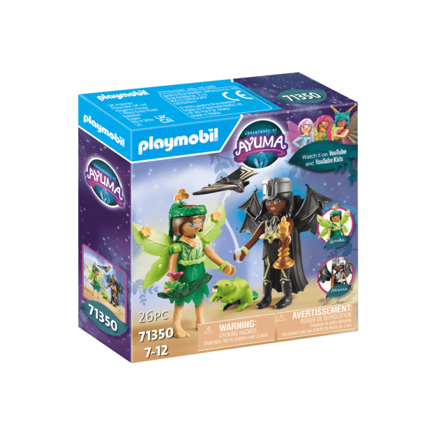 Playmobil - Forest Fairy & Bat Fairy with Soul Animals (71350)