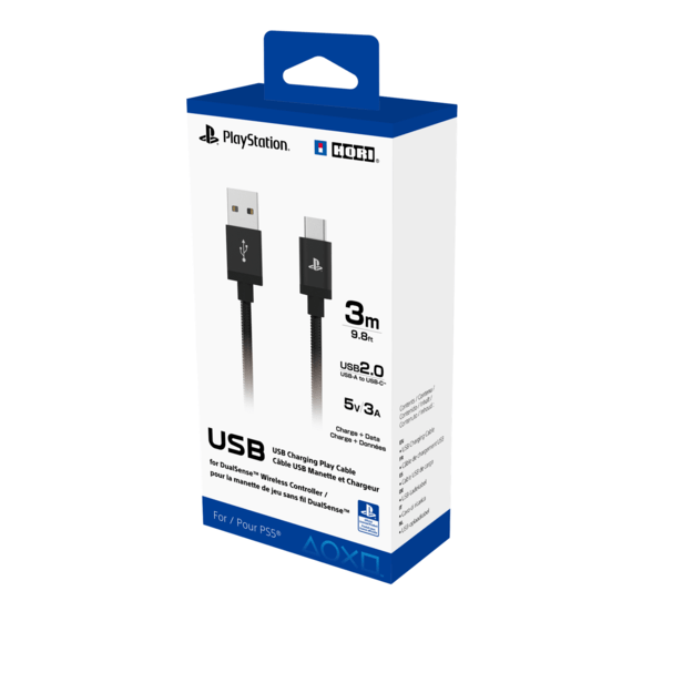 HORI DUALSENSE CONTROLLER CHARGE CABLE