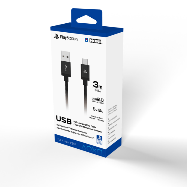 HORI DUALSENSE CONTROLLER CHARGE CABLE