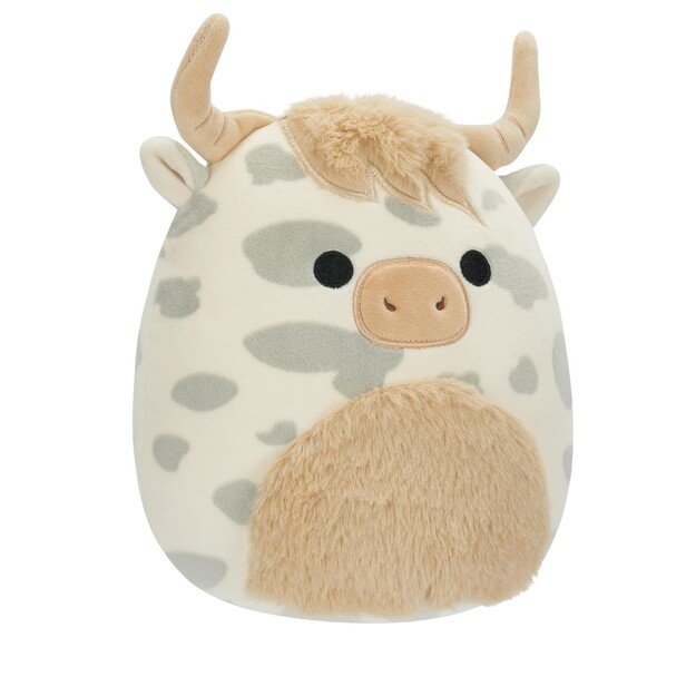 Squishmallows - 19 cm Plush P17 - Borsa the Grey Spotted Highland Cow