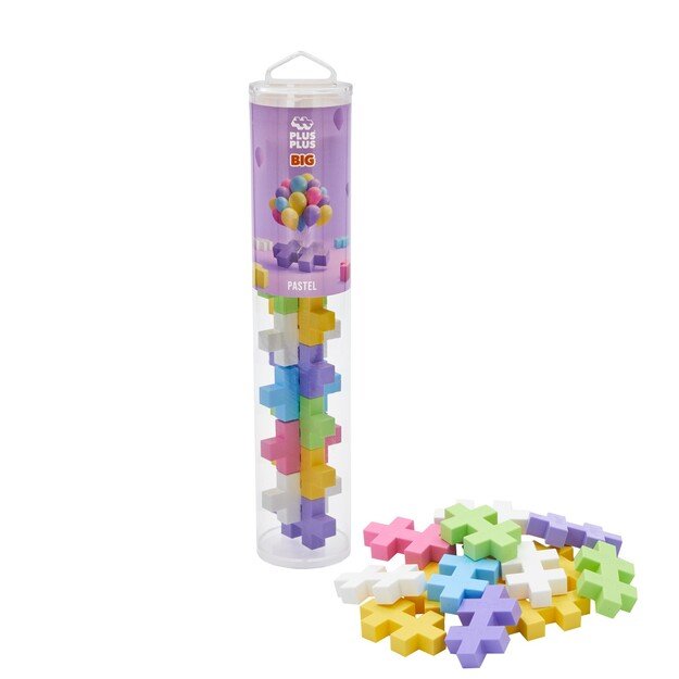 Plus-Plus - BIG Pastel / 15pcs Tube (3225)