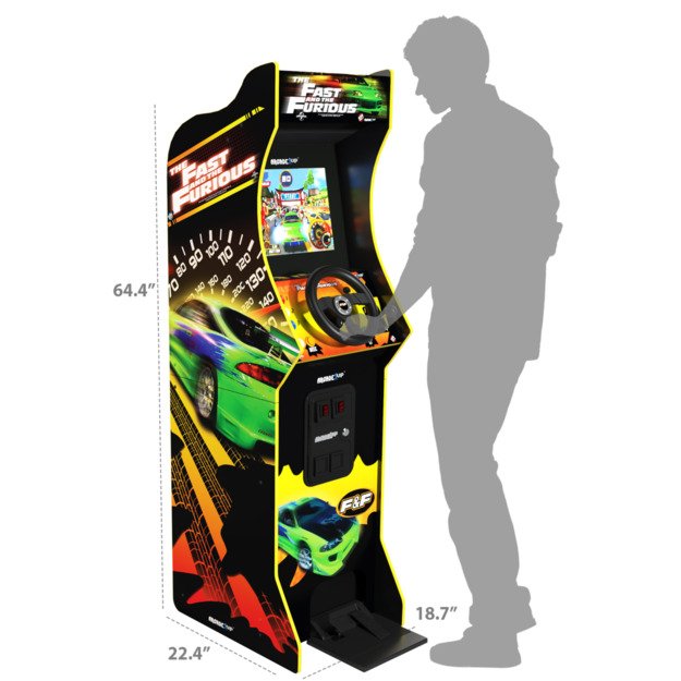 ARCADE 1 Up - The Fast & The Furious Deluxe Arcade Machine