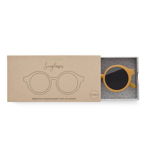 Filibabba - Kids sunglasses in recycled plastic - Honey Gold