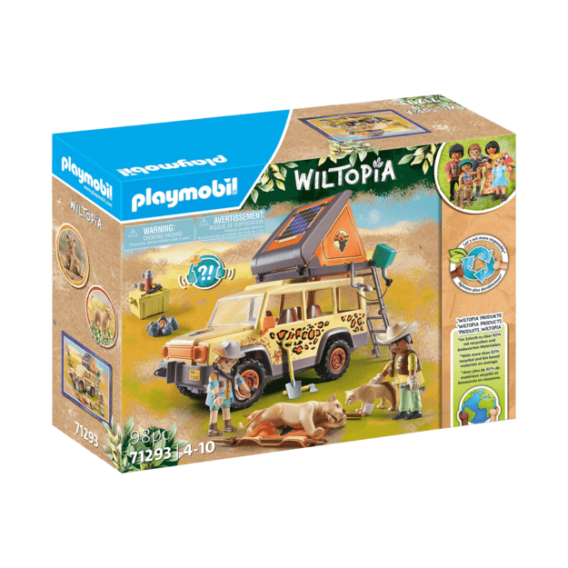 Playmobil - Wiltopia - Cross-Country Vehicle with Lions (71293)