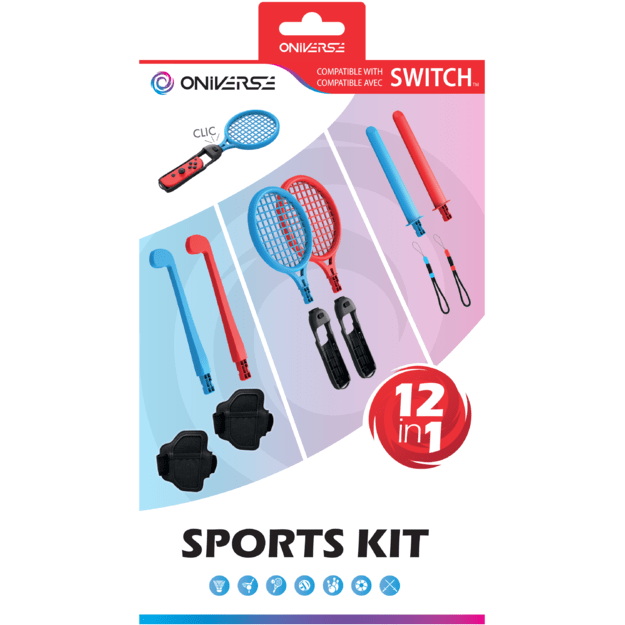 ONIVERSE - 12 in 1 kit - Switch Sports Accessories