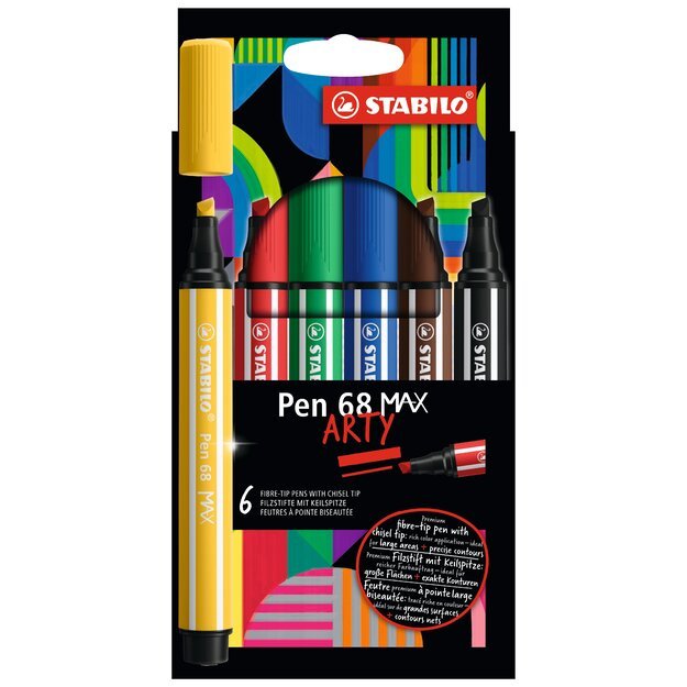 Stabilo - Pen 68 MAX Arty (6 pcs) (204091)