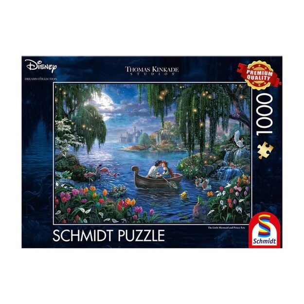 Schmidt - Thomas Kinkade: Disney The Little Mermaid and Prince Eric (1000 pieces) (SCH7370)