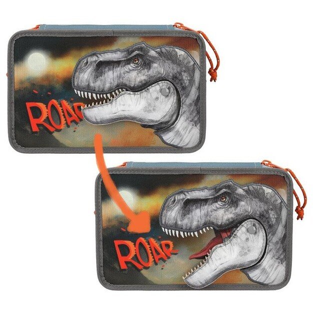 Dino World - Triple Pencil Case ROAR ( 0411756 )