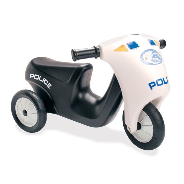 Dantoy - Police Scooter with Rubberwheels (3333)