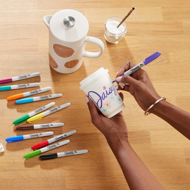 Sharpie - Permanent Marker Fine Assorted Colours 18-Blister (1996112)