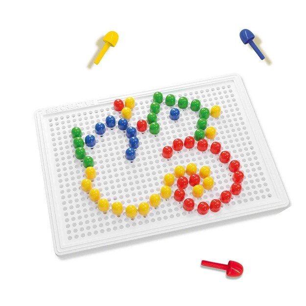 SES Creative - Mosaic Peg Board 100 pcs - (S14046)