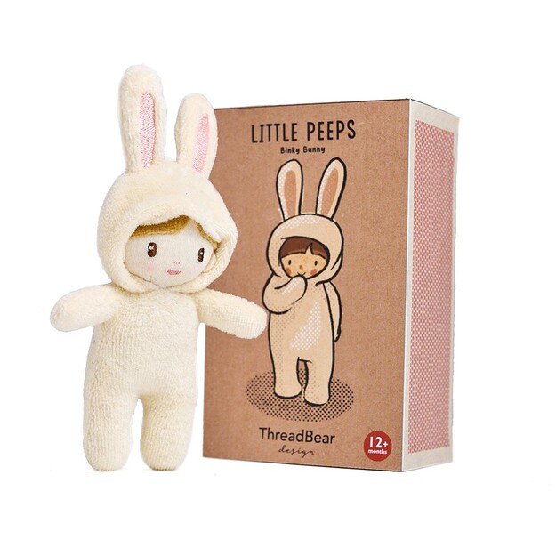 ThreadBear - Little Peeps - Binky Bunny Doll 13,5 cm - (TB4111)