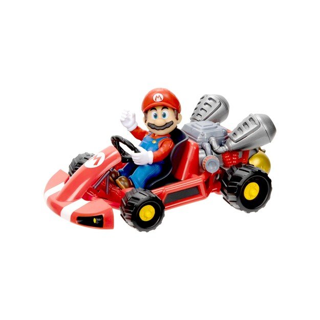 Super Mario Movie - Figure w/ Kart - Mario (6 cm) (417684)