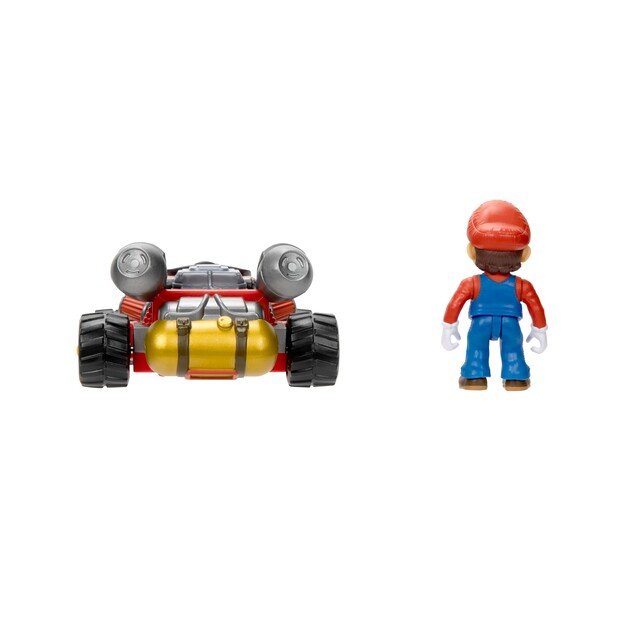 Super Mario Movie - Figure w/ Kart - Mario (6 cm) (417684)