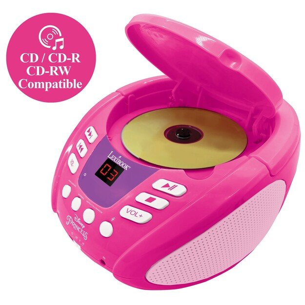 Lexibook - Disney Princess - Bluetooth CD Player (RCD109DP)