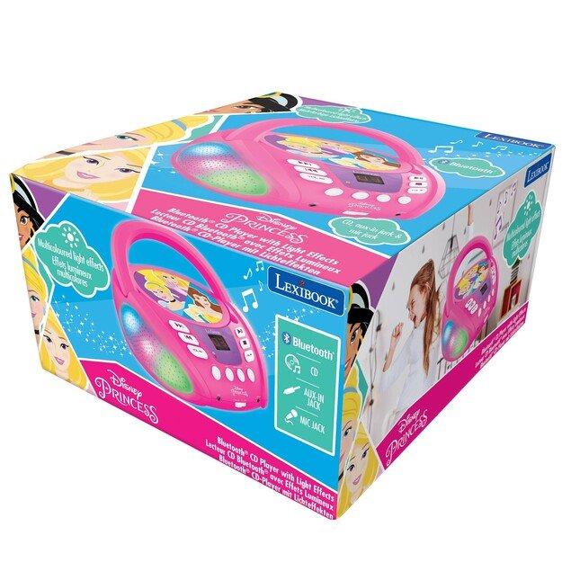 Lexibook - Disney Princess - Bluetooth CD Player (RCD109DP)