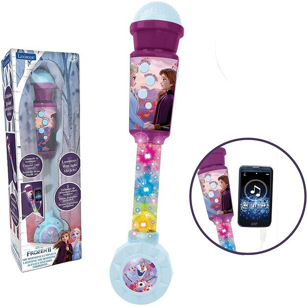 Lexibook - Disney Frozen - Trendy Lighting Microphone (MIC90FZ)