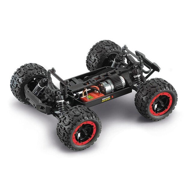 BLACKZON - Slyder MT 1/16 4WD Electric Monster Truck - Red (540098)