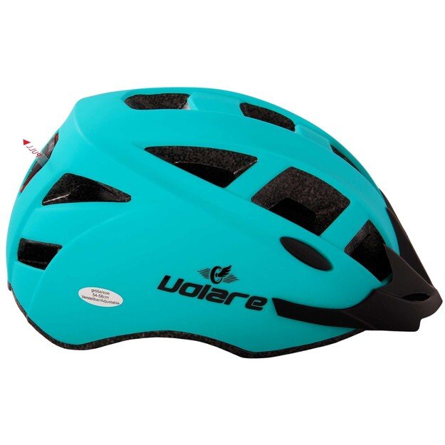 Volare - Bicycle Helmet - Green w/LED 54-58 cm (1129)