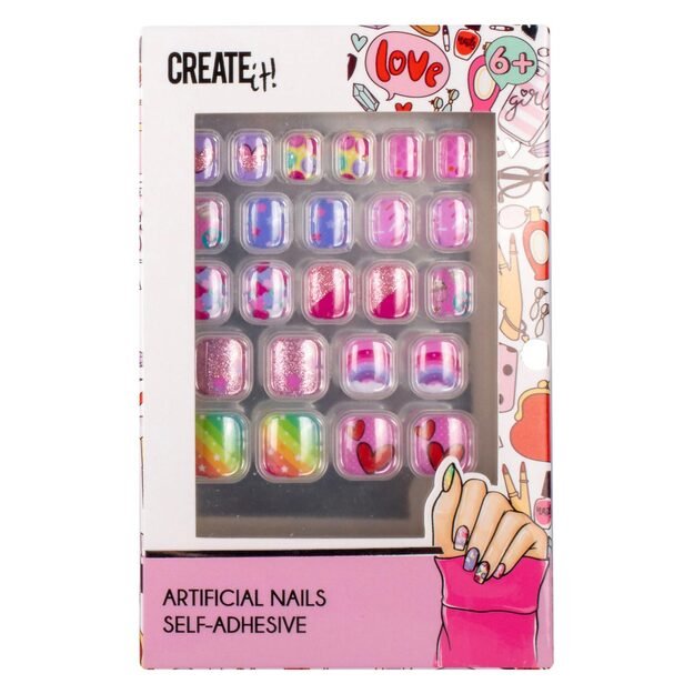 (Bundle product)  CREATE IT! - Artificial Nails - Love