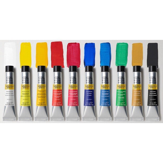 Winsor & Newton - Galeria Acrylic Colour Set (10x12 ml) (837320)