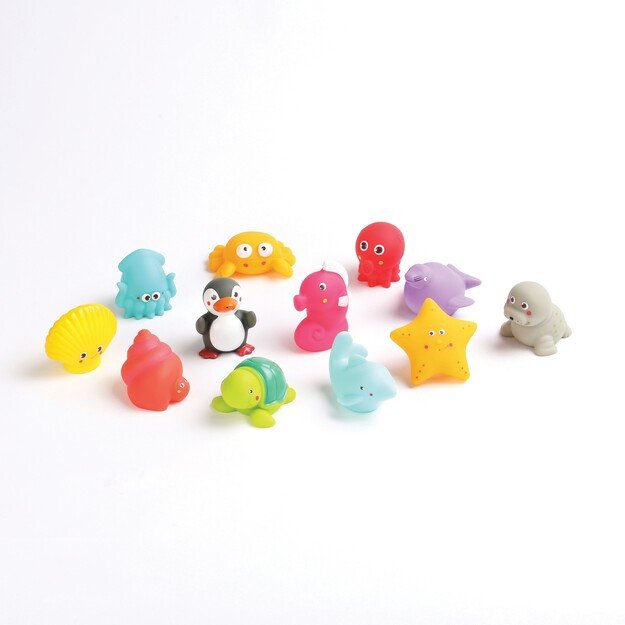 Ludi - Bath animals - 12 pcs - LU2174