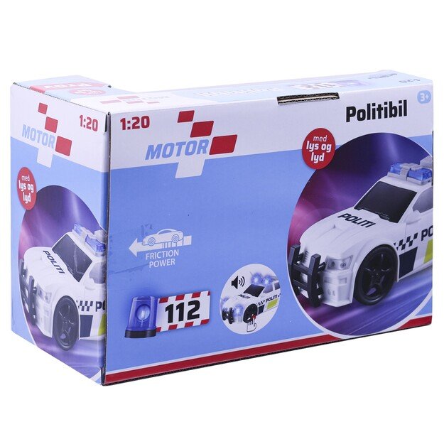 Motor 112 - Police car w. light & sound (19 cm) (I-1600012)