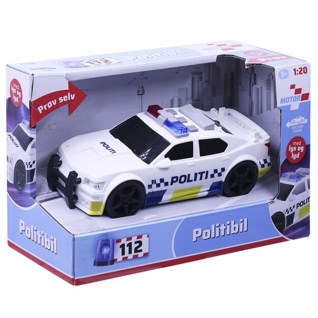 Motor 112 - Police car w. light & sound (19 cm) (I-1600012)