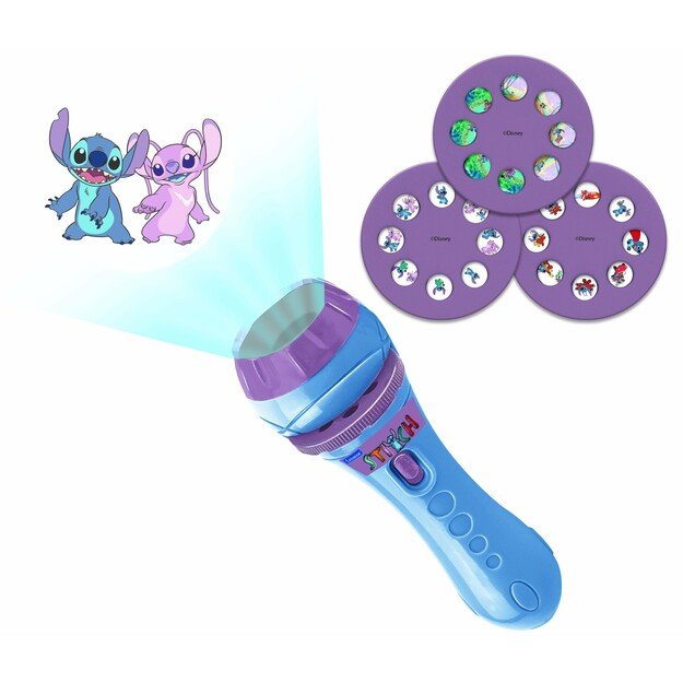 Lexibook - Stitch story projector and flashlight (LTC050D)