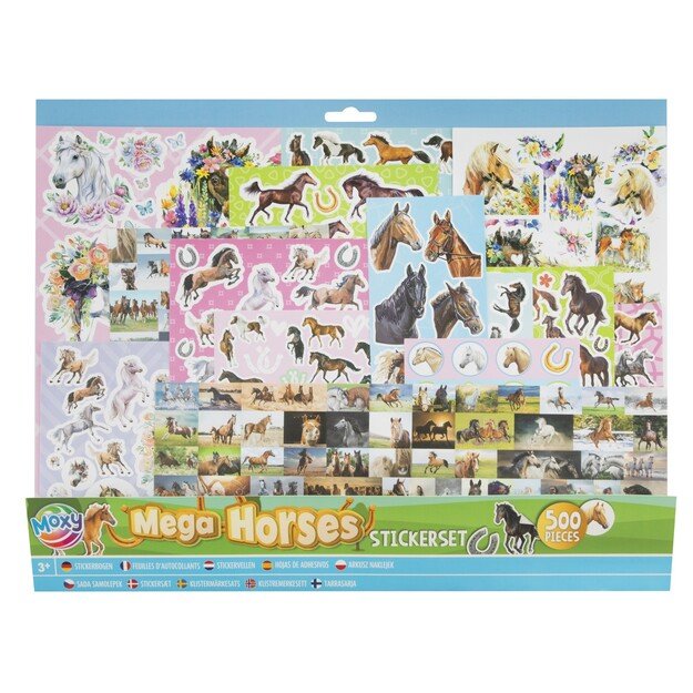 Moxy - Mega Sticker Set Horse (500 pcs)(100080)