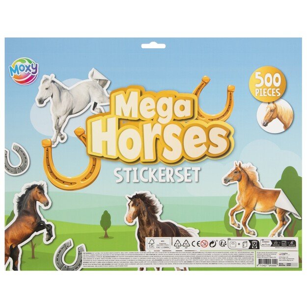 Moxy - Mega Sticker Set Horse (500 pcs)(100080)