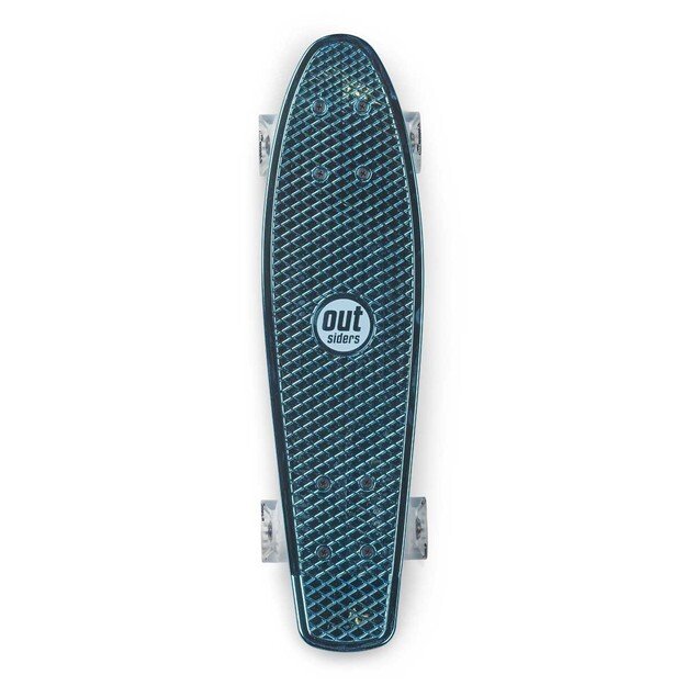 Outsiders - Chrome Edition Retro Skateboard Blue