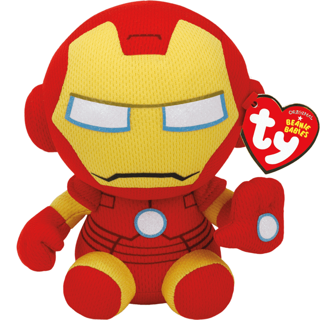 TY Plush - Beanie Boos - Iron Man (Regular) (TY41190)