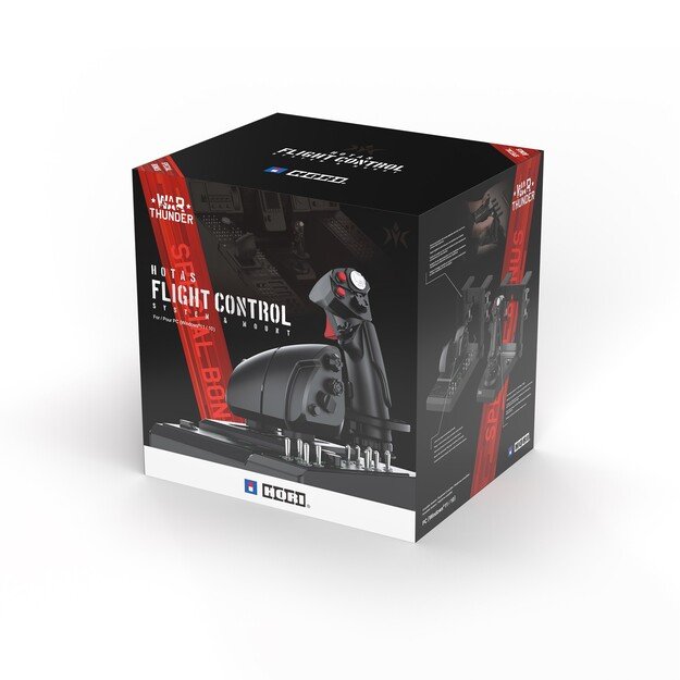 HORI - HORI HOTAS Flight Control System & Mount for PC (Windows 11/10) High-End Flight Stick & Throttle for PC Flight Sims