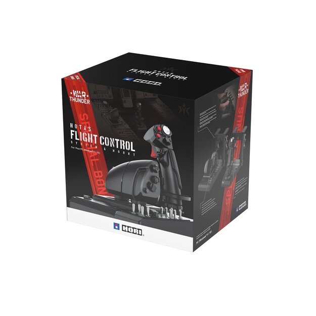 HORI - HORI HOTAS Flight Control System & Mount for PC (Windows 11/10) High-End Flight Stick & Throttle for PC Flight Sims