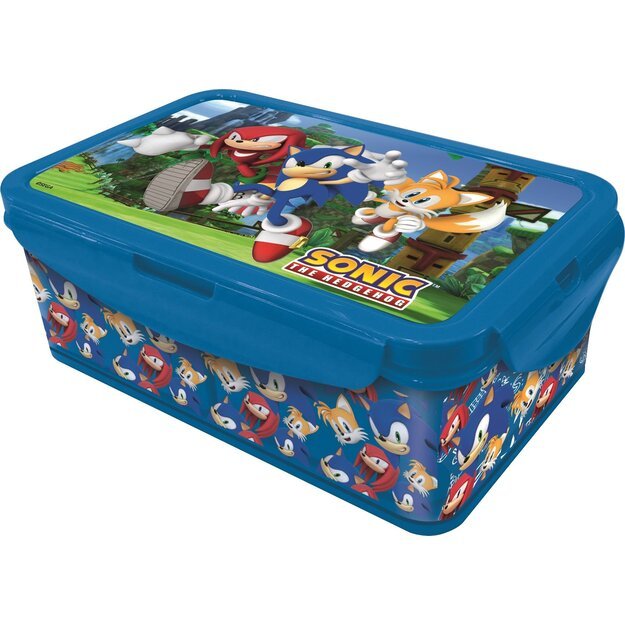 Stor - Lunch Box w/Removable Compartments - Sonic (088808737-40545)