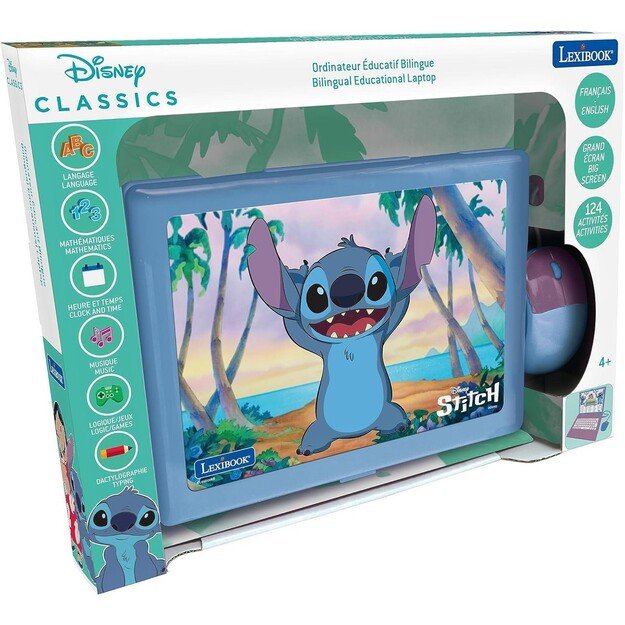 Lexibook -  Disney Stitch - Educational Laptop (ENG) (JC598Di1)