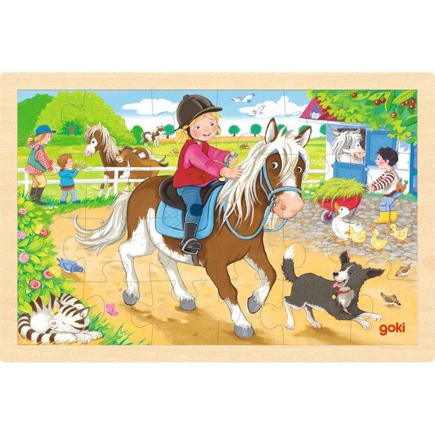 GOKI - Puzzle pony farm - (57412)