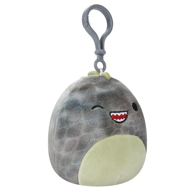 Squishmallows - Asst 9 cm P15 Clip On - Xander the Winking Grey T-Rex