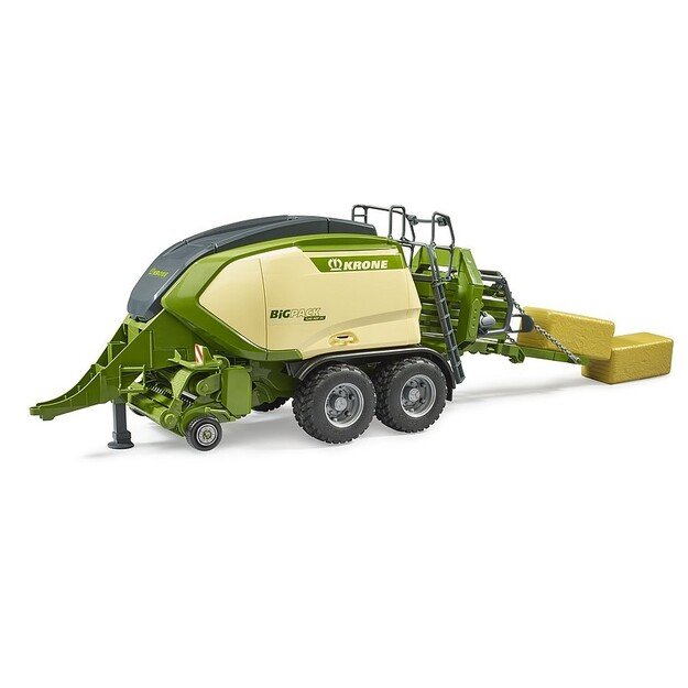 Bruder - Krone 1290HDP VC with 2 block hay bales (02033)