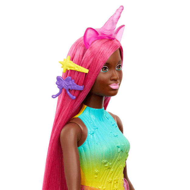 Barbie - A touch of Magic Unicorn doll with long hair (HRR01)