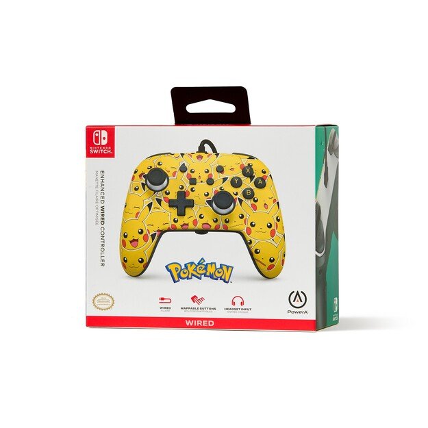 PowerA Enhanced Wired Controller for Nintendo Switch - Pikachu Moods