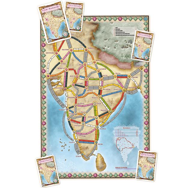 Ticket to Ride - India (DOW720114)