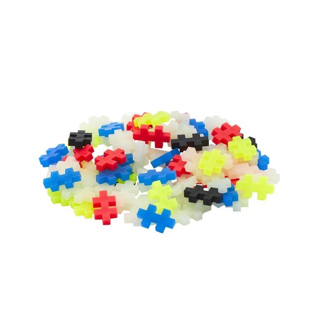 Plus-Plus - Glow mix / 100 pcs Tube (4282)