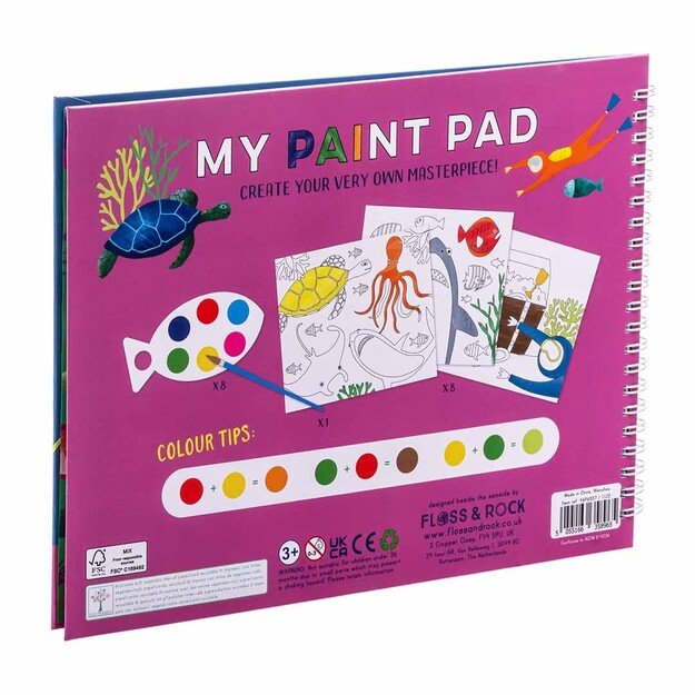 FLOSS & ROCK - My Painting Pad Deep Sea  - (46P6557)