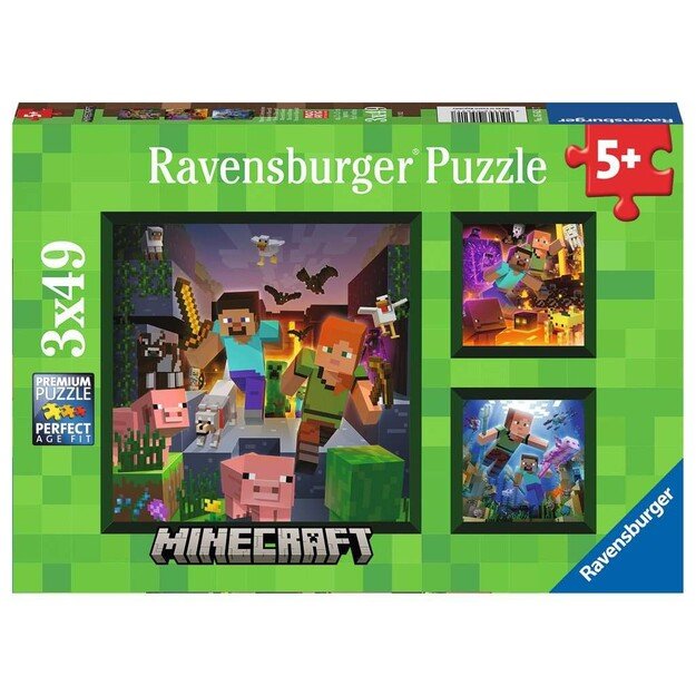 Ravensburger - Minecraft Biomes 3x49p - (10105621)