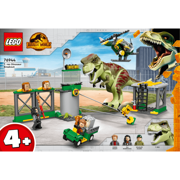 LEGO Jurassic World - T. rex on dinosaur flight (76944)