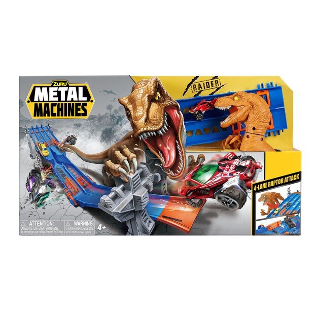 Metal Machines - Playset - 4 Lane Raptor Attack Set (6740)